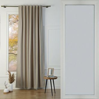 Febronie Cortina con pasadores algodón natural 140x260