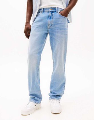 Tommy Jeans Ryan - Jeans dritti slim fit lavaggio chiaro-Blu