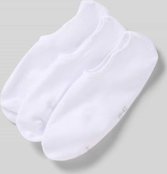 s.Oliver Red Label Füßlinge mit elastischem Bund im 3er-Pack in Weiss, Größe 35-38