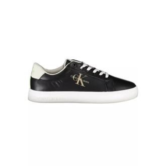 Calvin Klein Schoenen, Heren, Zwart, 41 EU, Polyester, Calvin Klein Black Polyester Sneaker