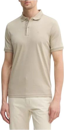 Calvin Klein Polo Shirts - Heren - Polos - Beige - S - Katoen - Tops