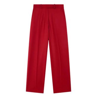 Frankie Shop Brickell Trousers - female - The Frankie Shop - Wide Trousers - Red - XS - Trousers