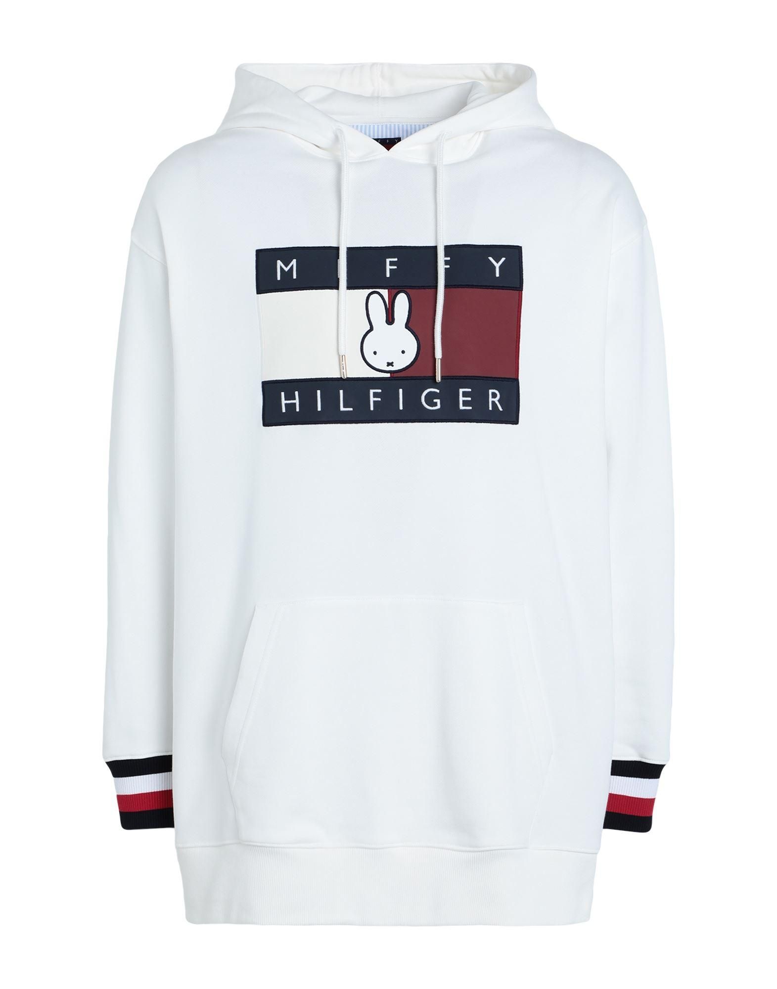 Tommy hilfiger white hoodie women's cheap