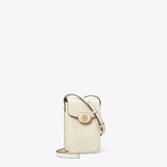 Tory Burch Womens Robinson Spazzolato Phone Crossbody, One Size