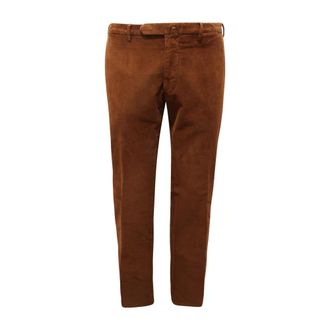 Santaniello 504T-Evo Velvet Trousers - male - Santaniello - Slim-fit Trousers - Brown - 3XL - Trousers
