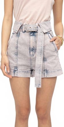 Iro Ciotat Short In Blue Bleached