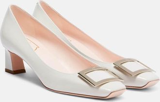 Roger Vivier Trompette 45 patent leather pumps
