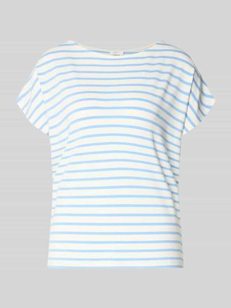 s.Oliver Red Label Oversized T-Shirt aus Viskose-Mix in Hellblau, Gr&ouml;&szlig;e 34