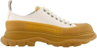 Alexander McQueen Sneakers - Dames - Sneakers - Beige - 40 EU - Leer - Schoenen