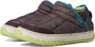 L.L.Bean Mountain Classic Bootie II Quilt Womens Slippers Darkest Brown Geo : 11 B - Medium, Nylon