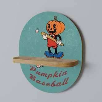 OEM Estante Ovalado De B&eacute;isbol De Calabaza