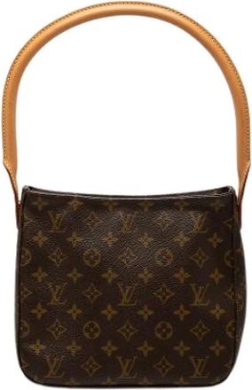 Louis Vuitton Pre-owned Shoulder Bags, female, Brown, Size: ONE SIZE Pre-owned The Looping MM