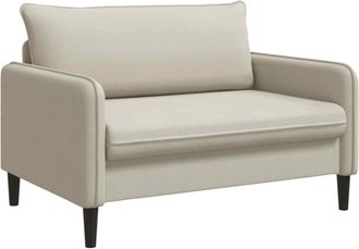 vidaXL Sill&oacute;n Xxl Beige Terciopelo Vidaxl
