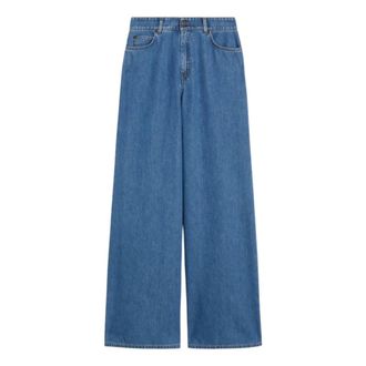 Max Mara Wide Jeans, female, Blue, Size: 2XS Vega Wide Jeans