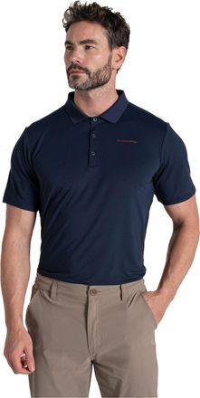 Craghoppers Heren Bramshaw Nosilife Korte Mouwen Golf Polo Shirt (Blauw Marine)