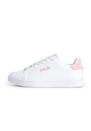 Fila Womens Courtbay Linear wmn Trainers, White-Powder Pink, 37 EU, White Powder Pink, 5 UK