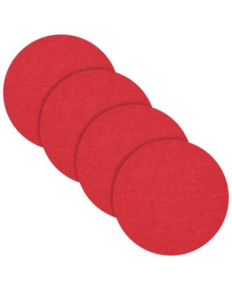 Fortessa Set Of 4 Loft Round Felt Placemats