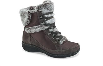 Aetrex Womens Fiona Weatherproof Boot In Charcoal