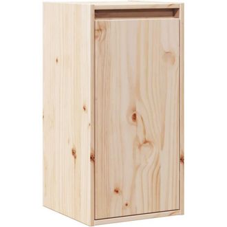 vidaXL Wall Cabinet 30x30x60 cm Solid Wood Pine vidaXL