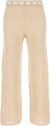Bode Beige Crochet Pant