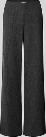 Christian Berg Hose mit Strukturmuster und elastischem Bund in Dunkelgrau, Gr&ouml;&szlig;e XXL