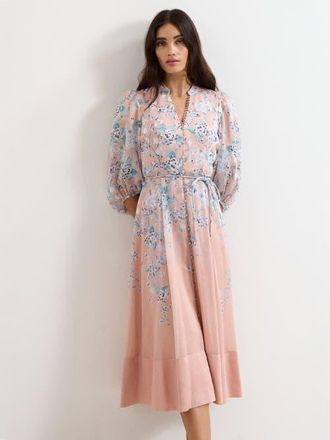 Phase Eight Alison Floral Dress in Pale Pink at Nordstrom, Size 12