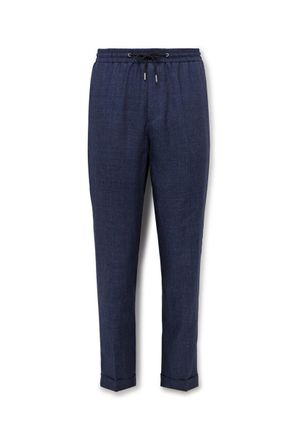 Paul Smith Tapered Linen Drawstring Trousers