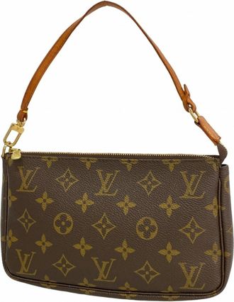 Louis Vuitton Brown Pouch (Pre-Owned)