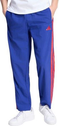 adidas Essentials 3-Stripes Track Long Pants in Ink/Ruby/Ruby/Ruby at Nordstrom Rack, Size Xx-Large