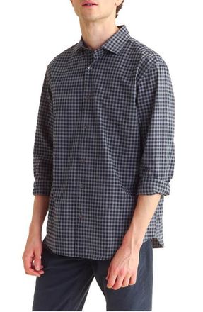 Billy Reid Tuscumbia Sport Shirt in Navy/grey at Nordstrom, Size Medium