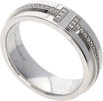 Tiffany & Co. White Gold (18K) Band Ring (Pre-Owned)