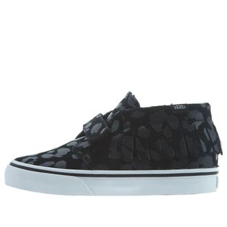 Vans (TD) Vans Chukka V Moc Leopard Suede Skate Shoes Black VN000308-ONX