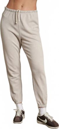 perfectwhitetee Jonny French Terry Easy Sweatpants In Silver