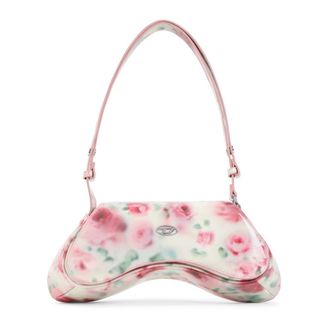 Diesel Shoulder Bags, female, Pink, Size: ONE SIZE Play Crossbody