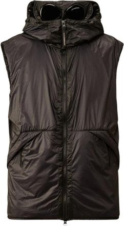 C.P. Company Lichtgewicht Goggle Shell Vest - Heren - Bodywarmers - Zwart - L - Nylon - Jassen