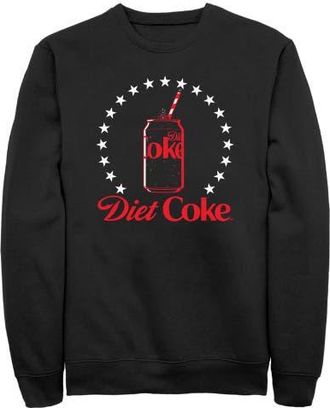 Coca Cola Ware Mens Coca Cola Diet Can Stars Stamp Sweatshirt in Black at Nordstrom, Size Xx-Large