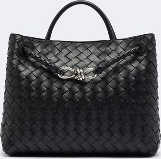 Bottega Veneta Andiamo Intrecciato Large leather top-handle bag