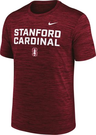 Nike Stanford Campus Center Stack Velocity Nike Mens Dri-FIT College T-Shirt in Red | NKPQ69WSDN-907