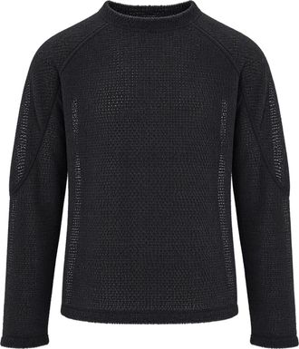 SATISFY Phantom Fuzzfleece Ad Grid Fleece Sweatshirt