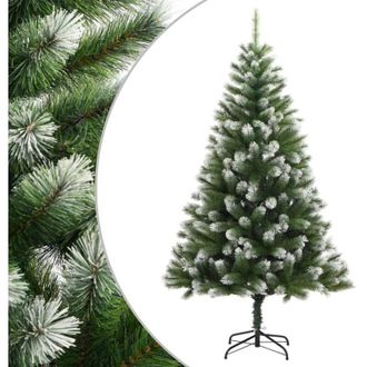 vidaXL &Aacute;rbol De Navidad Artificial Con Bisagras Y Nieve Flocada 180 Cm Vidaxl