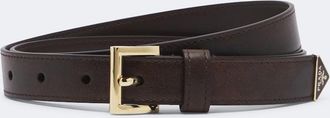 Prada Logo leather belt