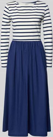 b.young B.Young Regular Fit Midikleid mit Eingrifftaschen Modell Sulaima in Marine, Gr&ouml;&szlig;e XXL