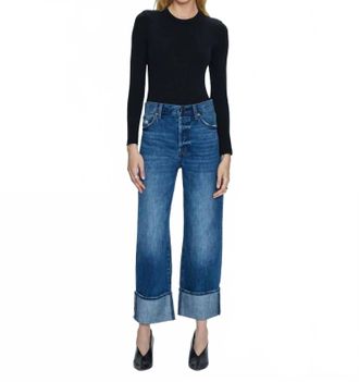 Pistola Denim Ryder High Rise Cuffed Jeans In Fulton