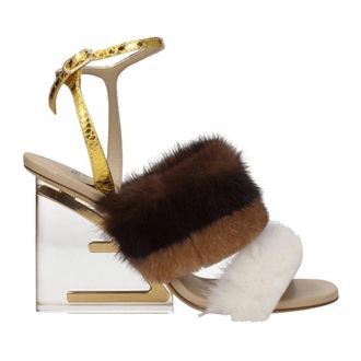 Fendi Mujer, Zapatos, Marrón, Talla: 38 EU