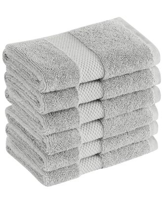 Royal Velvet Set Of 6 Turkish Cotton Wash Cloths