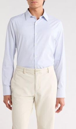 Bonobos Tech Button Up Shirt in Blue Purple Check at Nordstrom Rack, Size Xx-Large