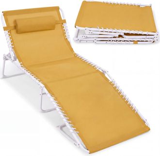 Best Choice Products Extra Wide Patio Chaise Lounge Chair, Portable Folding Recliner w/ 8 Positions