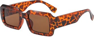 Generic Square Frame Mens Vacation Sunglasses Outdoor Womens Sports Sun Glasses(Multi-colored)