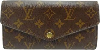 Louis Vuitton Pre-owned Wallets, female, Brown, Size: ONE SIZE Pre-owned Canvas Wallet