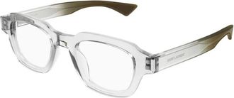 Saint Laurent unisex, Accessoires, Grijs, Maat: 48 MM